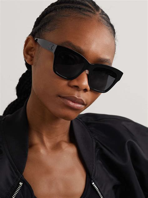 celine triomphe square sunglasses|celine triomphe sunglasses women.